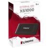DISCO SOLIDO EXT KINGSTON XS1000 1TB USB TIPO-C TO TIPO-A ADAPTADOR BLACK
