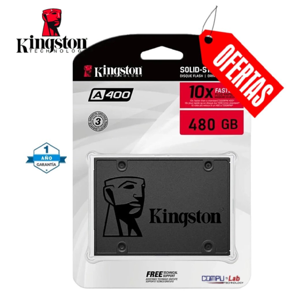 SSD KINGSTON 480GB A400 SATA3 2.5"