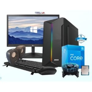 PC INTEL I5-12400/SSD 500GB/16GB RAM/CASE/TEC/MOU/PAR/MONITOR LG 19.5"