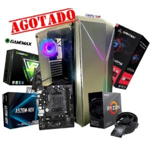 CPU GAMER AMD RYZEN 5 5600GT /SSD 1TB /16GB RAM/T-VIDEO RX580 8GB