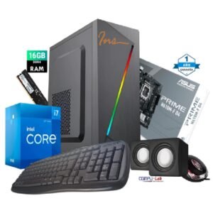 CPU CORE i7-12700/ DISCO SSD 1TB /16GB RAM/MB-H610M/CASE/ TECLADO/ MOUSE/ PARLANTES