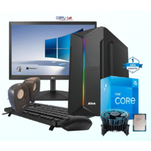 PC INTEL I5-12400/SSD 1TB/16GB RAM/CASE/TEC/MOU/PAR/MONITOR LG 19.5"