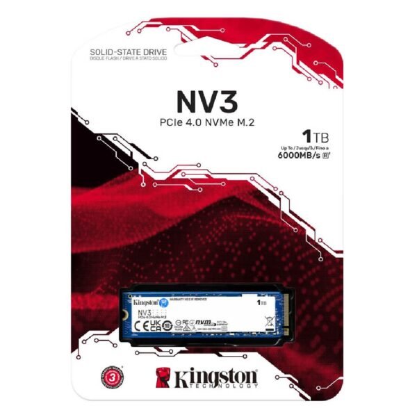 SSD KINGSTON NV3 1TB PCIEX 4.0 NVME M.2