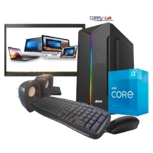 PC INTEL I3-13100/SSD 500GB/8GB RAM/CASE/TEC/MOU/PAR/MONITOR 19.5" LG"