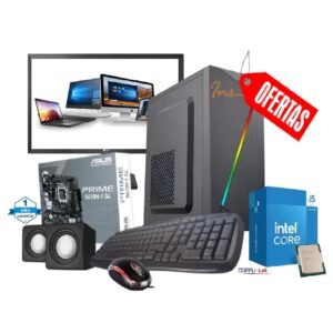 PC INTEL CORE  i5-14400/SSD 500GB/16GB RAM/CAS/TEC/MOU/PAR/MONITOR 19.5" LG"