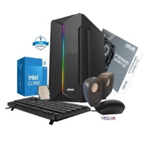 CPU INTEL CORE i5-14400/SSD 500GB/16GB RAM/CASE/TECLADO/MOUSE/PARLANTES