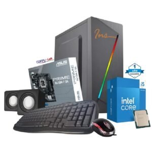 CPU INTEL CORE i5-14400/SSD 500GB/16GB RAM/CASE INS /TECLADO/MOUSE/PARLANTES