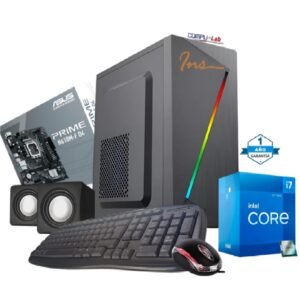 CPU INTEL CORE i7-14700/SSD 500GB/16GB RAM/CASE/TECLADO/MOUSE/PARLANTES