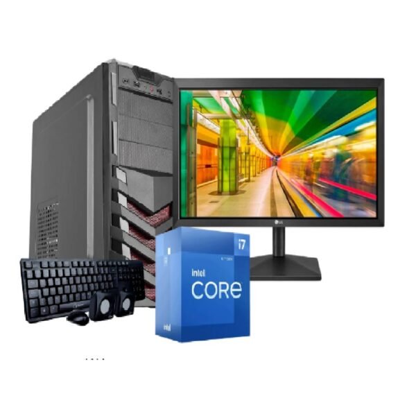 PC INTEL CORE i7-14700/SSD 1TB/16GB DDR5/MBA 760/TEC/MOU/PAR/MONITOR 19.5"