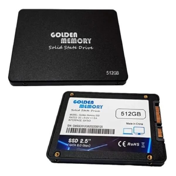 SSD GOLDEN 512GB SATA3 2.5" 6.0GBPS