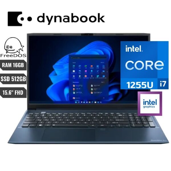 DINABOOK SATELITE PRO C50-K I7-1255U/16GB/SSD 512GB/15.6" FHD/FREEDOS