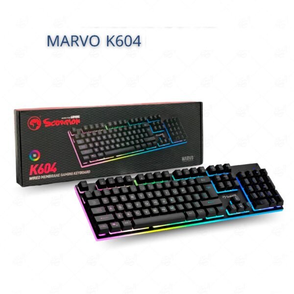 TECLADO MARVO K604 GAMING USB
