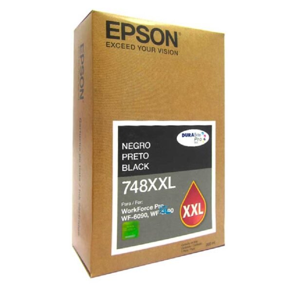 TINTA EPSON T748XXL NEGRO WF6090/6590 10000PAG