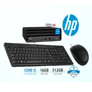 MINI PC HP 260 G9 I5-1334U DDR4 16GB SSD 512GB TEC/MOUSE
