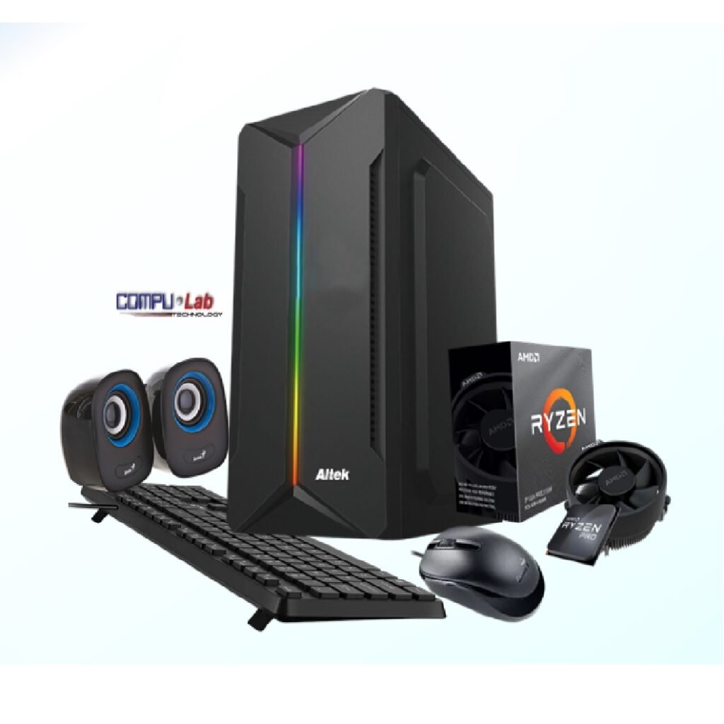 CPU AMD R5 PRO 4655G/SSD 240GB/8GB GB/CASE/TEC/MOU/PARLANTES - Compulab ...