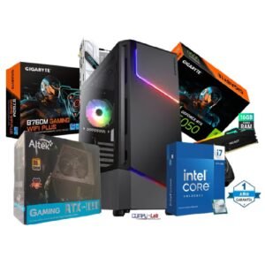 CPU GAMER INTEL CORE i7-14700/MBA  B760M /SSD1TB/16GB DDR4/CASE GAMER/RTX 8GB 5050