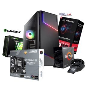 CPU GAMER  RYZEN 5 8500G/ MBA A620M/ SSD 1TB/16GBDDR5/CASE GAMER COUGAR / T-V ARKTEK RX-580