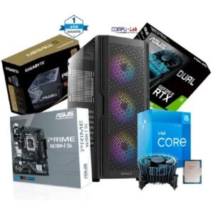 CPU GAMER INTEL CORE i5-14400/MB H610/SSD 500GB /DDR416GB RAM/CASE GAMER/ASUS RTX 3050 6GB