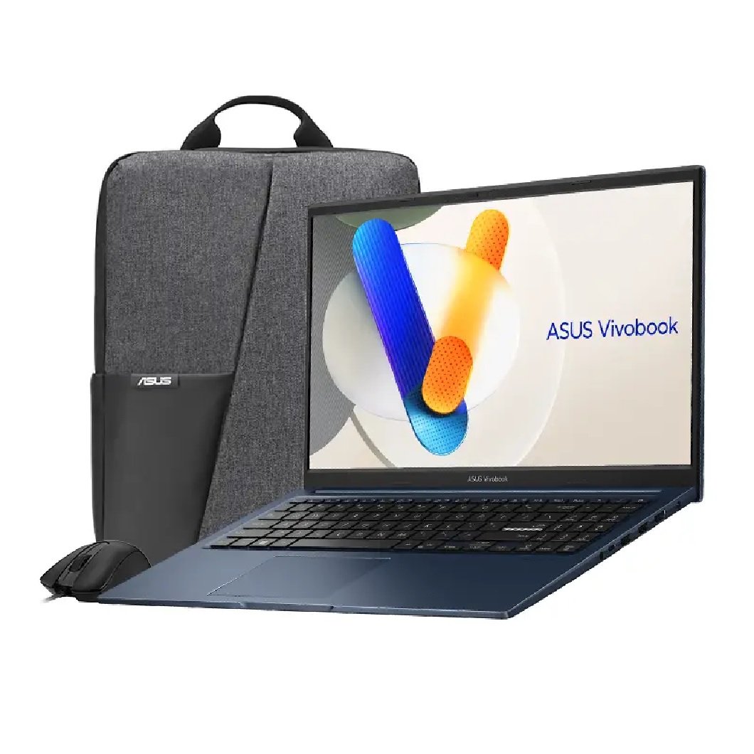 ASUS VIVOBOOK X1504VA-NJ2444 core i3-1315U/ 8GB RAM/512GB/15.6" FHD/BLUE/MOUSE+MOCHILA