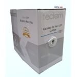 CABLE UTP TECLAM CATEGORIA 5E 70% COBRE 30% ALUMINIO BLANCO 305M INTERIOR