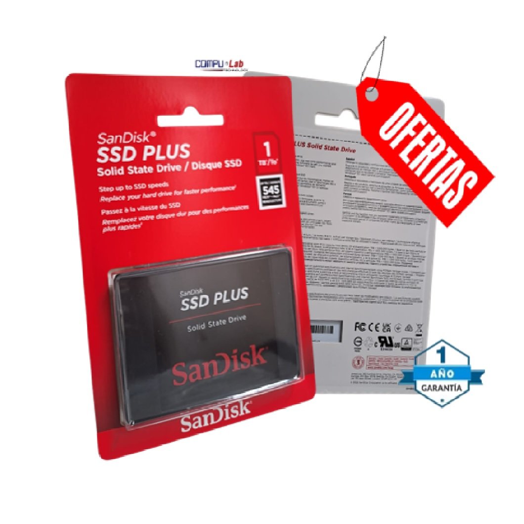 SSD SANDISK PLUS - 1TB SATA 2.5"