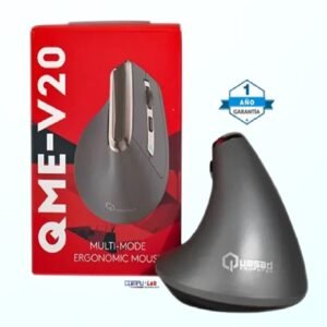 MOUSE QUASAD QME-V20 VERTICAL ERGONOMICO WIRELESS RECARGABLE USB 2.0 B