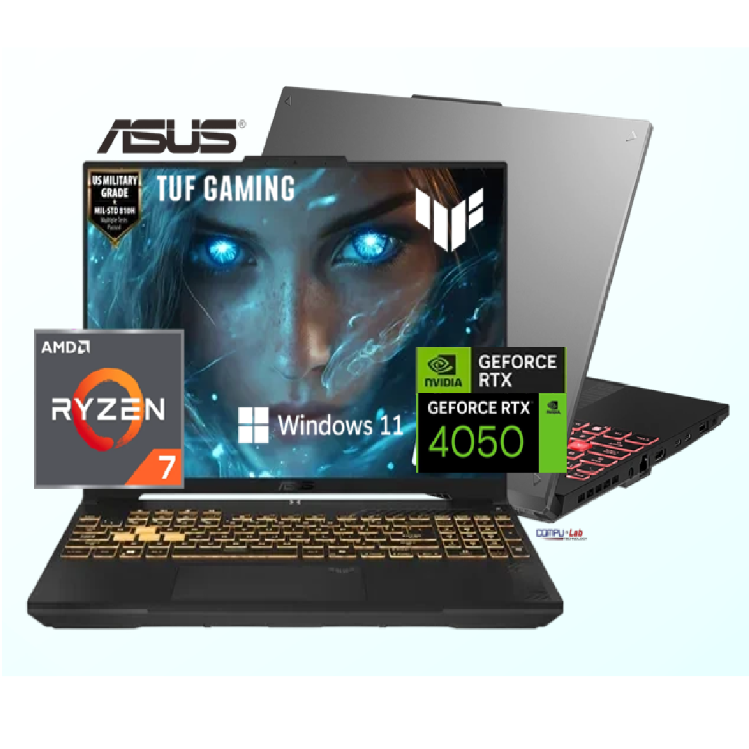 ASUS TUF FA607 RYZEN 7 7445-HS /16GB RAM/ SSD 512GB/16"WUXGA/RTX 4050 6GB/WINDOWS
