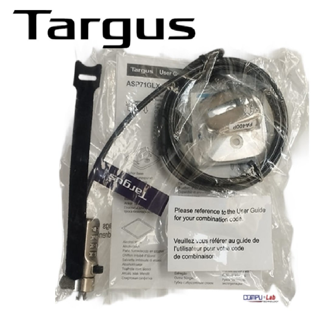 CANDADO TARGUS DEFCON ASP71GLXS-LOCK COMBINACION KENSINGTON NANO