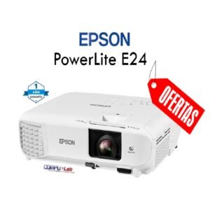 PROYECTOR EPSON POWERLITE E24 XGA 3600 LUMENES HDMI 3LCD