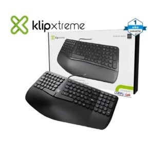 TECLADO KLIP XTREME KBK-260S ERGONOMICO USB BLACK