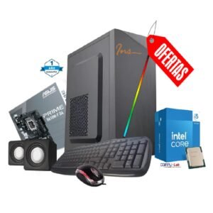 CPU INTEL core i5-14400/SSD 1TB/ DDR4 16GB RAM/CASE ALTEK/TECLADO/MOUSE/PARLANTES