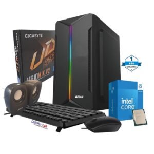 CPU INTEL I5-14400/SSD 1TB/ DDR5 16GB RAM/CASE ALTEK/TECLADO/MOUSE/PARLANTES
