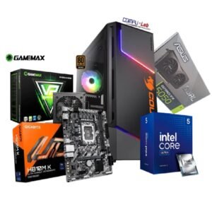CPU GAMER INTEL ULTRA5 225/MB H810/SSD1TB/16GB DDR5/CASE GAMER/VIDEO ASUS RTX 8GB