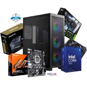 CPU GAMER INTEL ULTRA5 225/MB H810/SSD 500GB/16GB DDR5/CASE GAMER/TV-MSI RTX-5050 8GB