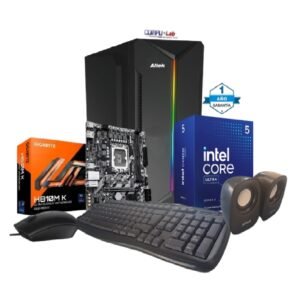 CPU INTEL ULTRA5 225/MB H810/SSD 500GB/16GB DDR5/CASE ALTEK /TECLADO/MOUSE/PARLANTES