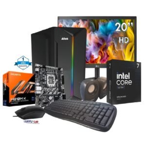 PC INTEL ULTRA7 265/MB H810/SSD 1TB/16GB DDR5/CASE ALTEK /TEC/MOU/PAR/MONITOR LG 20"