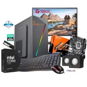 PC INTEL ULTRA7 265/MB H810/SSD 1TB/16GB DDR5 /CASE INS /TEC/MOU/PAR/MONITOR TEROS 19.5"