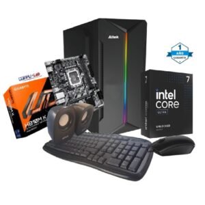 CPU INTEL ULTRA7 265/MB H810/SSD 1TB/16GB DDR5/CASE ALTEK/TECLADO/MOUSE/PARLANTES