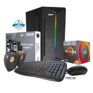 CPU AMD RYZEN 5 8500G/SSD 500GB/DDRD 16GB/A620/CASE ALTEK/TECLADO/MOUSE/PARLANTES