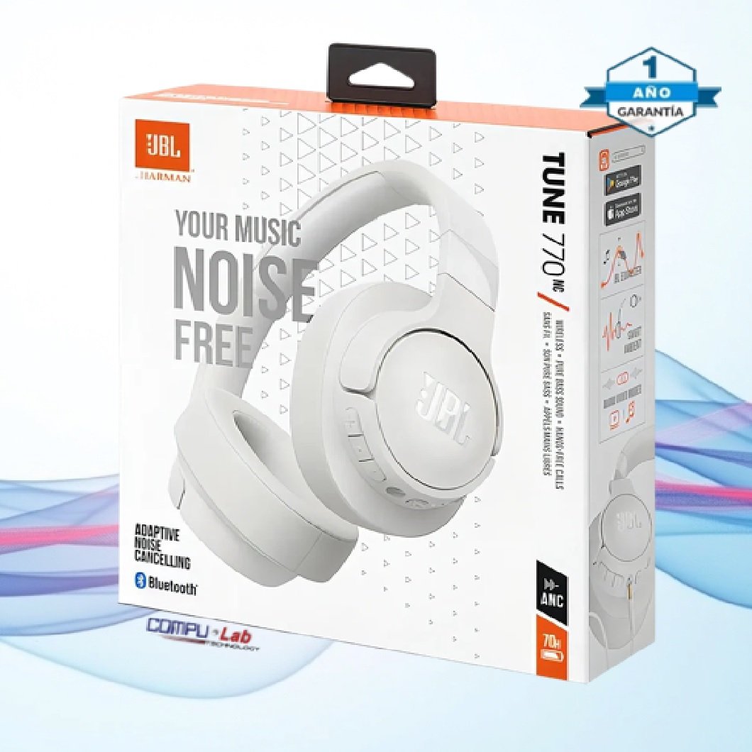 AUDIFONO JBL 770NC BT NOISE CANCELLING BLANCO