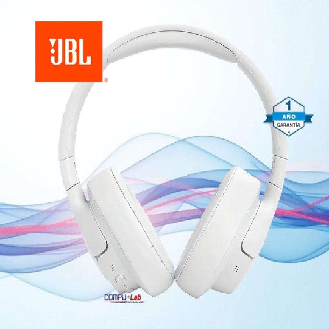 AUDIFONO JBL 770NC BT NOISE CANCELLING BLANCO - Imagen 3