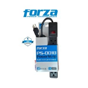 REGLETA FORZA PS-001B 6 TOMAS 110V SUPRESOR DE PICOS