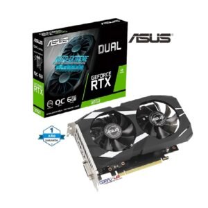 TARJETA DE VIDEO ASUS DUAL GEFORCE RTX 3050 / 6GB/  GDDR6 96 BITS
