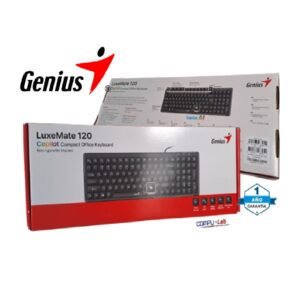 TECLADO GENIUS LUXEMATE 120 USB COMPACTO BLACK