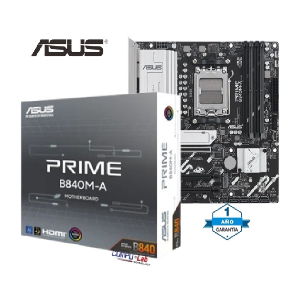 MBA ASUS PRIME B840M-A AM5 4 SLOT DDR5 2DP HDMI