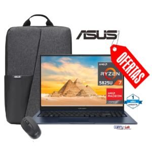 ASUS M1502YA-BQ910 RYZEN 7 5825U/ DDR4 8GB/ SSD 1TB / 15.6" FHD/BLUE/MOCHILA+MOUSE