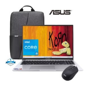 ASUS X1504VA-BQ3132 core i5-120U/16GB /512GB /15.6"/FREEDOS/SILVER/MOCHILA+MOUSE