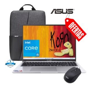 ASUS X1504VA-BQ3132 core i5-120U/16GB /512GB /15.6"/FREEDOS/SILVER/MOCHILA+MOUSE
