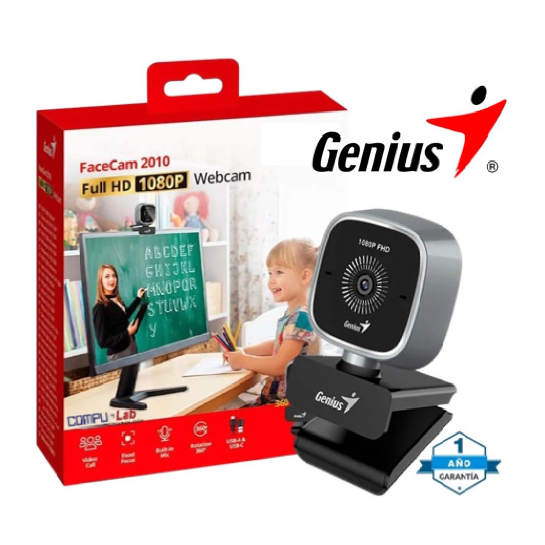 CAMARA WEB GENIUS FACECAM 2010 FHD USB-C