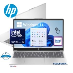HP 15-FD2050WM INTEL CORE ULTRA 5 225U / 8GB RAM / 512GB SSD / PANTALLA 15.6" FHD TÁCTIL / WINDOWS 11 HOME / TECLADO EN INGLÉS